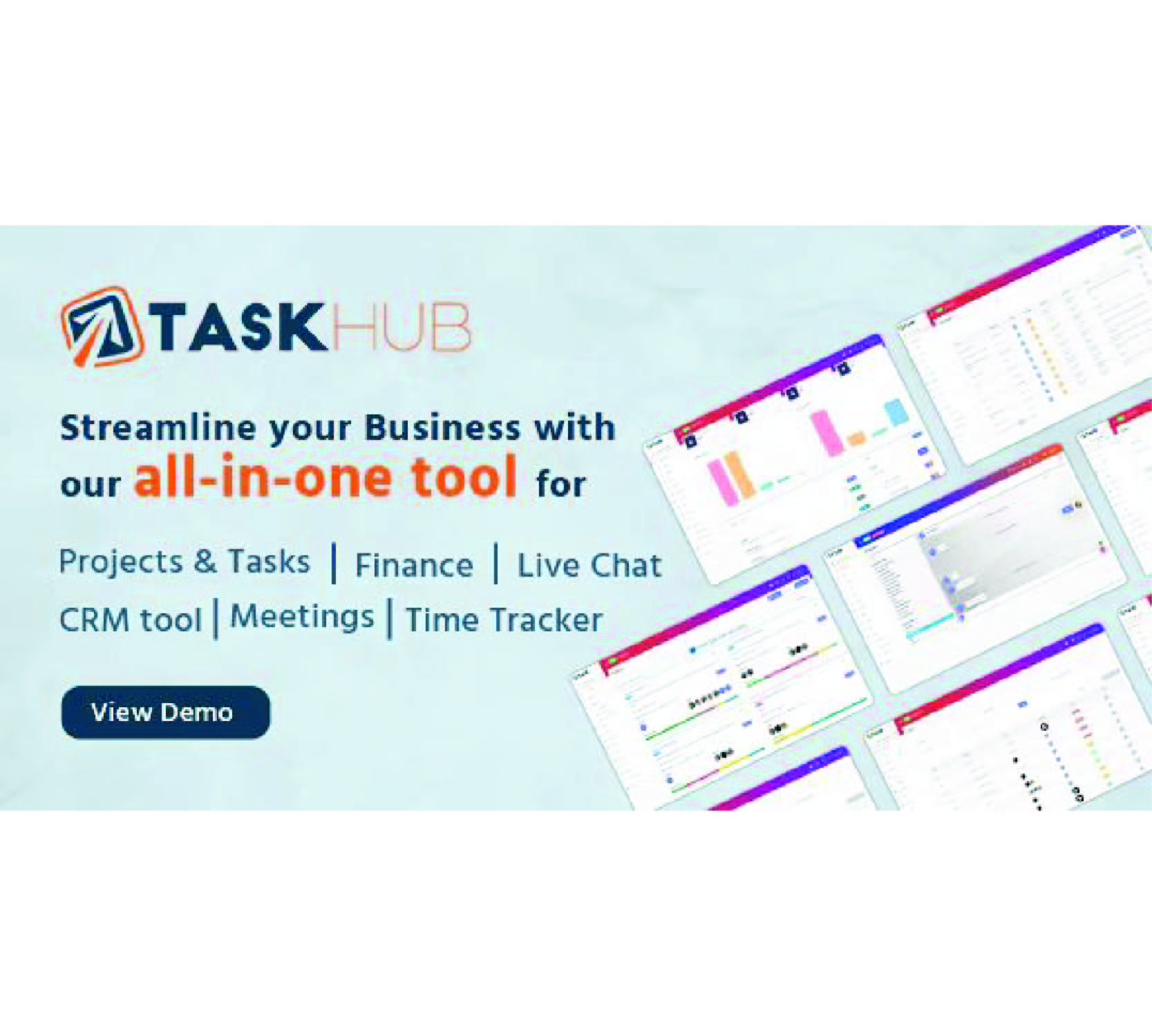 项目管理、财务、CRM 工具- Taskhub